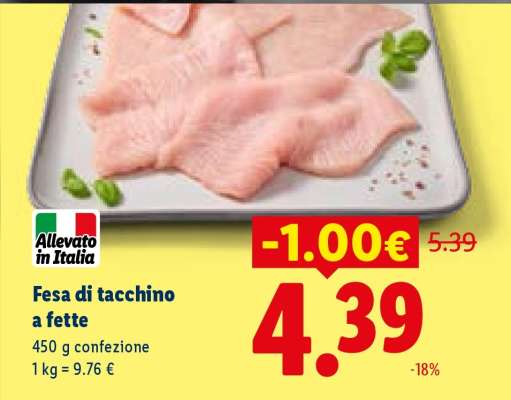 Fesa Di Tacchino A Fette