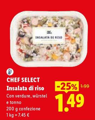 Chef select Insalata di riso