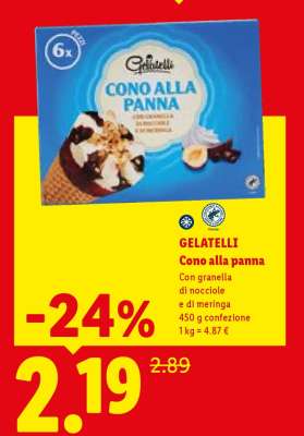 GELATELLI Cono alla panna