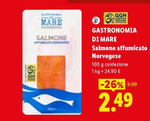 GASTRONOMIA DI MARE Salmone affumicato Norvegese