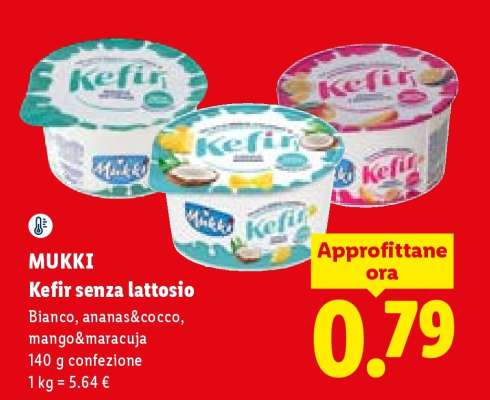 MUKKI Kefir senza lattosio