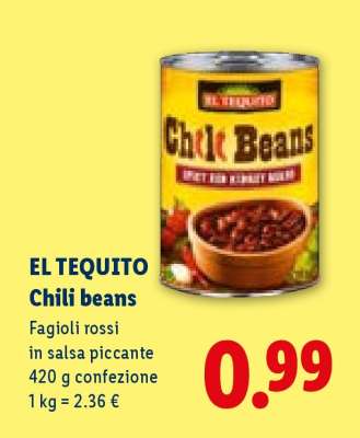 El Tequito Chili Beans