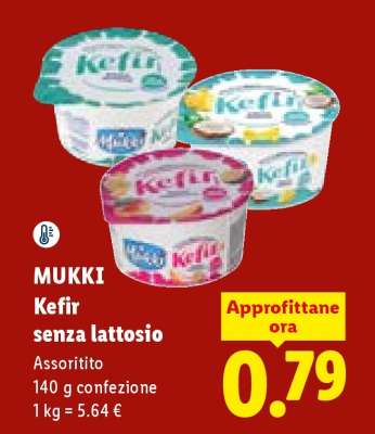 MUKKI Kefir senza lattosio