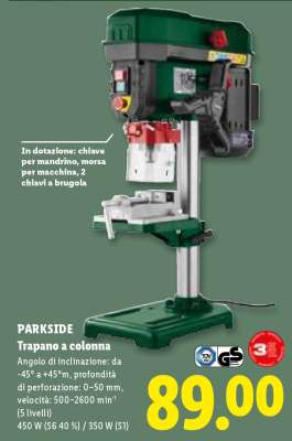 PARKSIDE Trapano a colonna