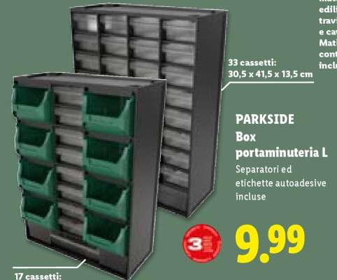 PARKSIDE Box portaminuteria L