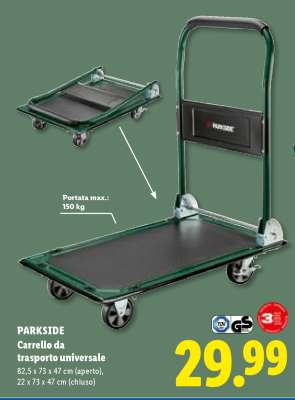 PARKSIDE Carrello da trasporto universale