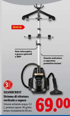 SILVERCREST Sistema di stiratura verticale a vapore
