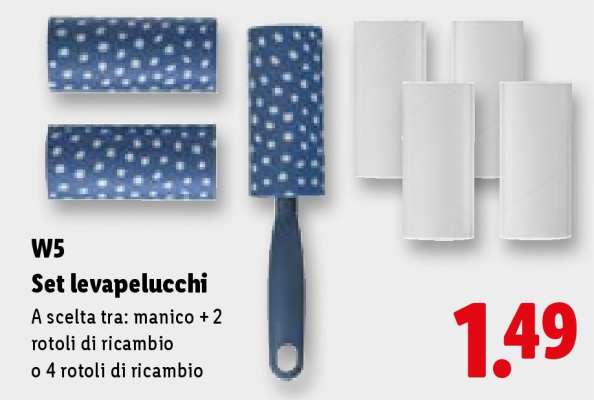 W5 Set levapelucchi