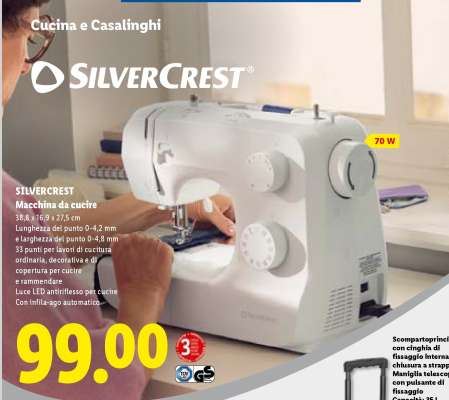 SILVERCREST Macchina da cucire