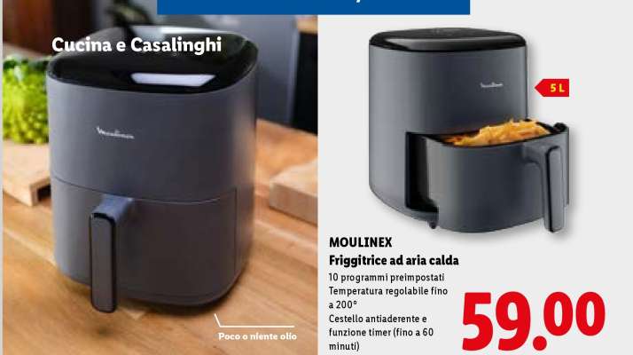 Moulinex Friggitrice ad aria calda