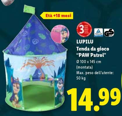 LUPILU Tenda da gioco 'PAW Patrol'