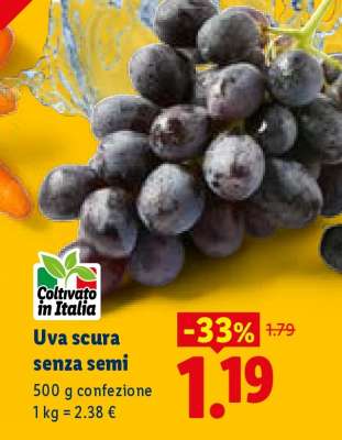 Uva Scura senza semi