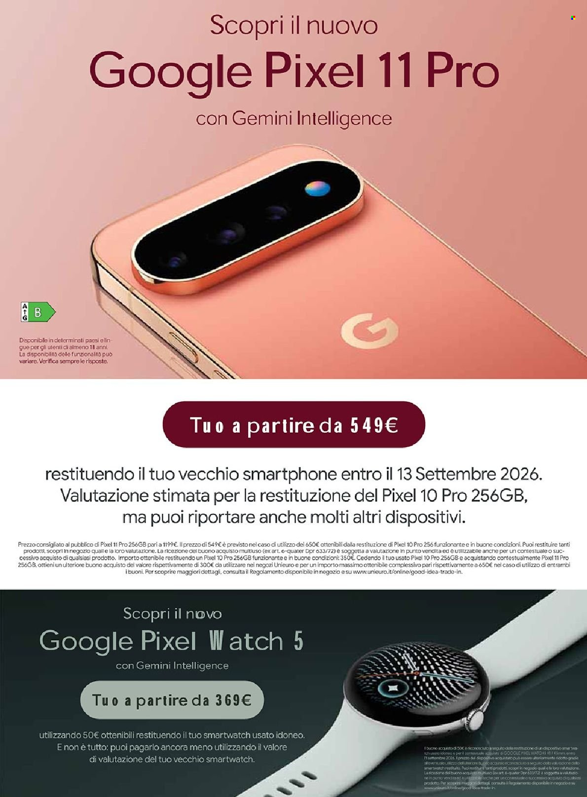 Volantino Unieuro - 24/8/2026 - 6/9/2026. Pagina 42