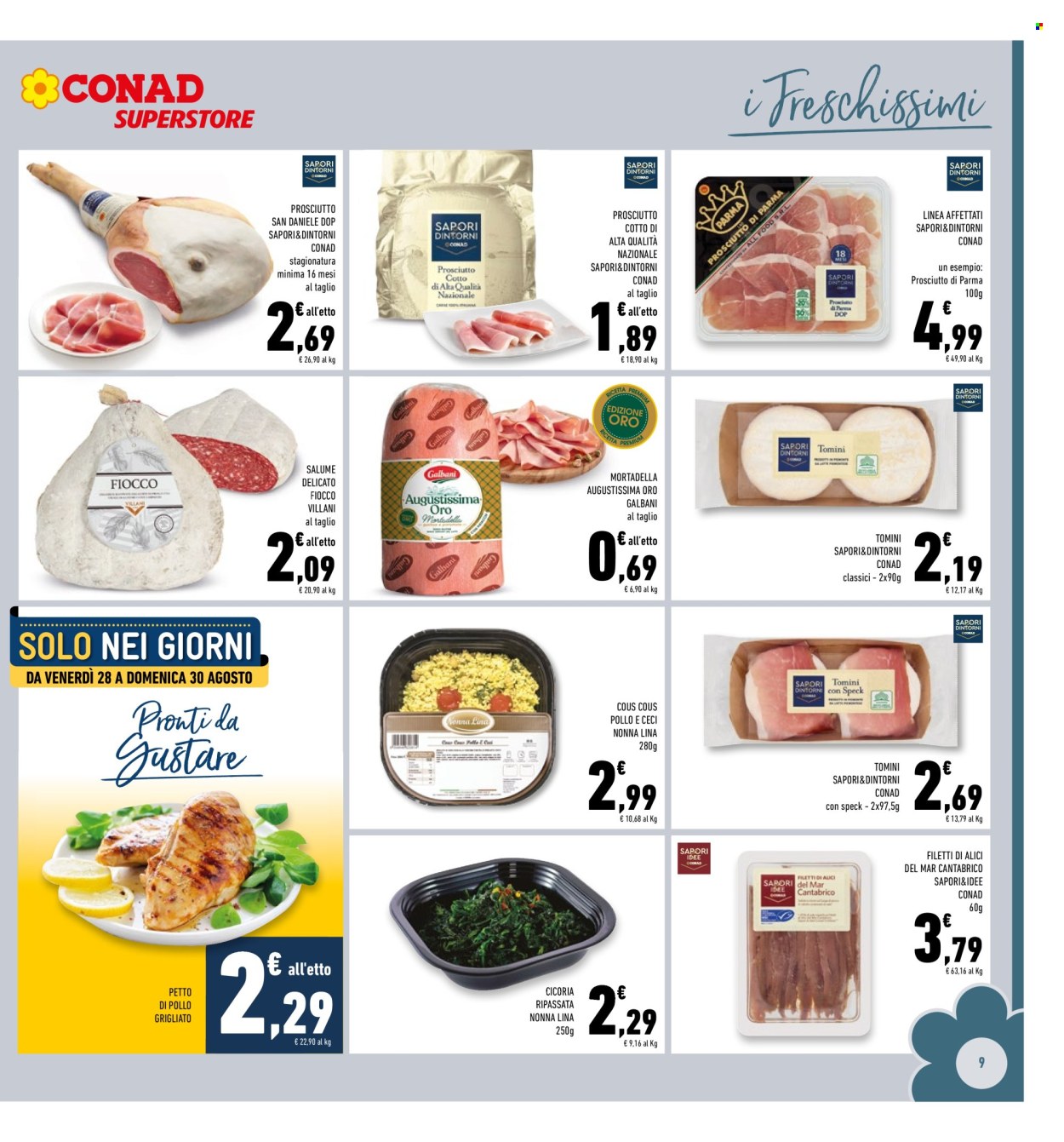 Volantino Conad - 26/8/2026 - 6/9/2026. Pagina 9