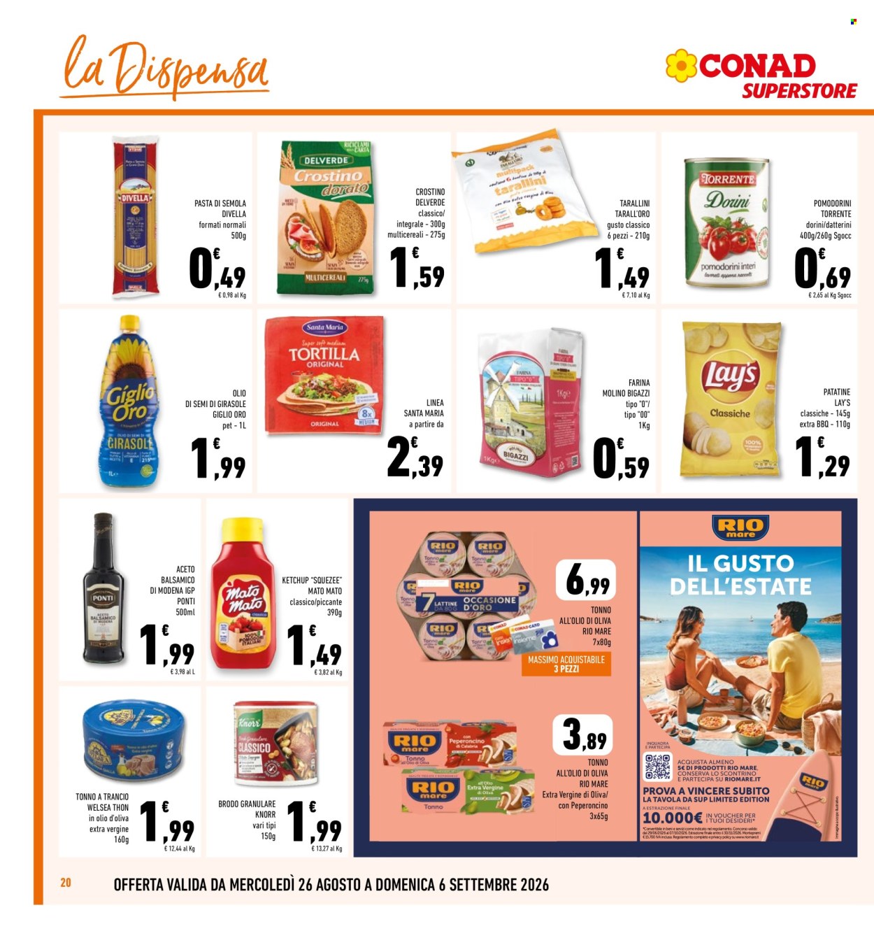 Volantino Conad - 26/8/2026 - 6/9/2026. Pagina 20