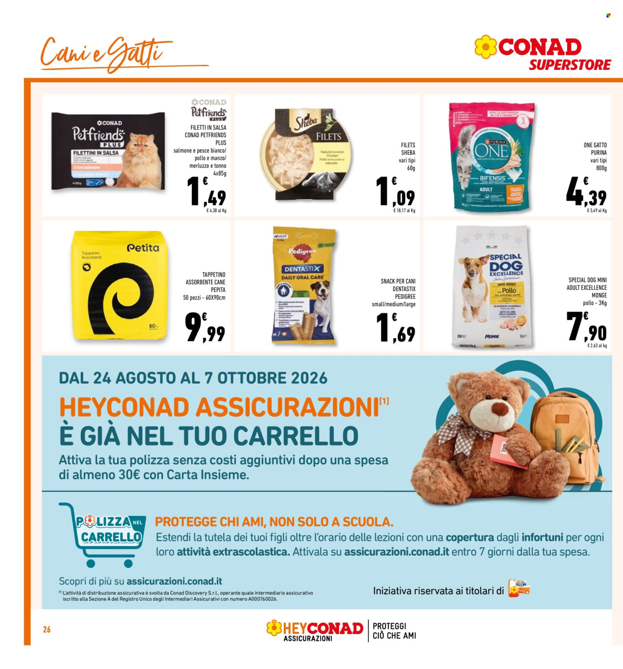Volantino Conad - 26/8/2026 - 6/9/2026. Pagina 26