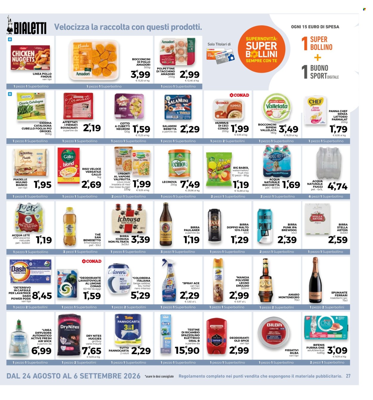 Leták Conad - 26.8.2026 - 6.9.2026. Strana 27