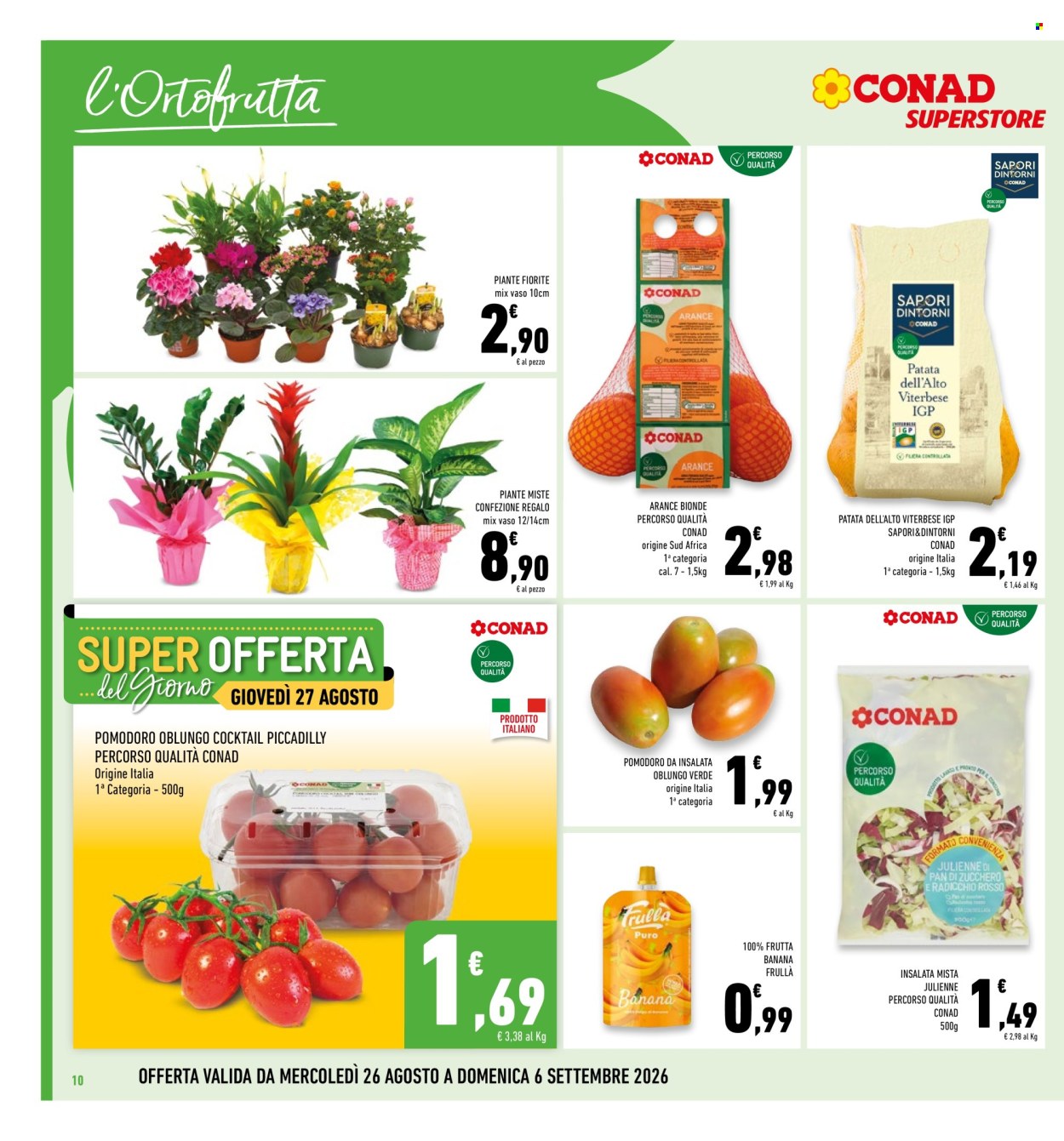 Leták Conad - 26.8.2026 - 6.9.2026. Strana 10