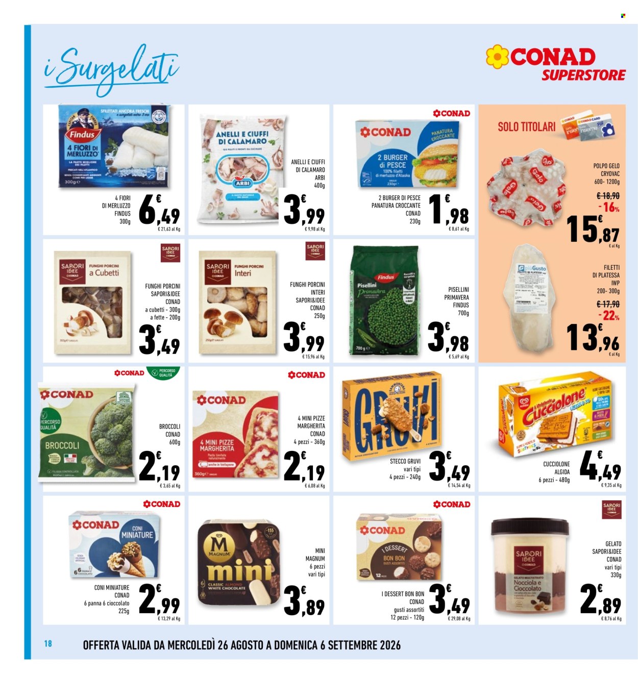 Leták Conad - 26.8.2026 - 6.9.2026. Strana 18
