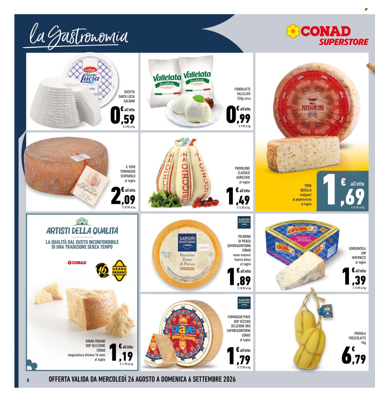 Volantino Conad Superstore - 26/8/2026 - 6/9/2026. Pagina 8