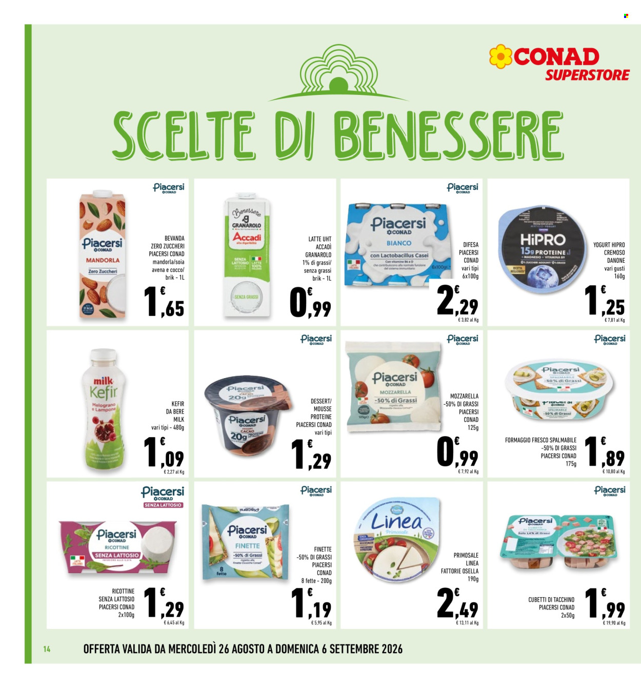 Volantino Conad Superstore - 26/8/2026 - 6/9/2026. Pagina 14