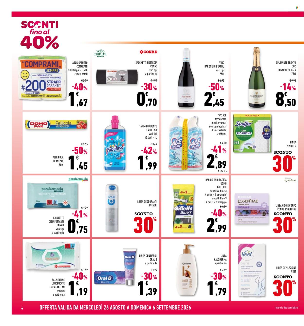 Leták Conad Superstore - 26.8.2026 - 6.9.2026. Strana 6