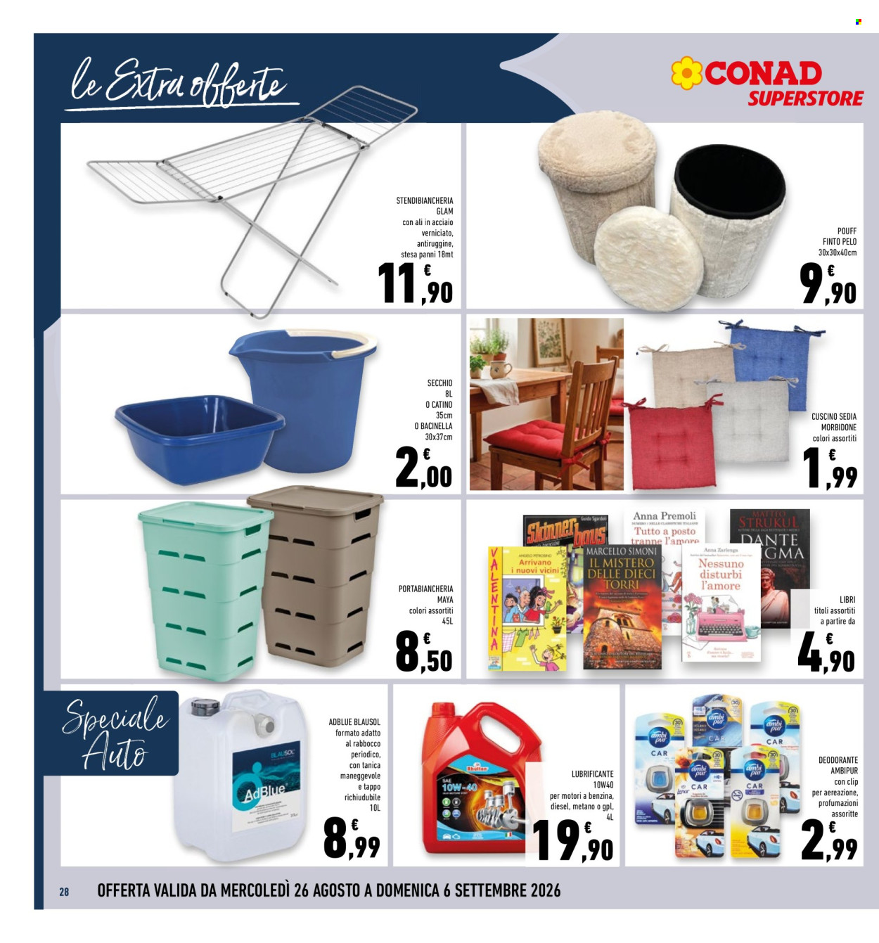 Volantino Conad Superstore - 26/8/2026 - 6/9/2026. Pagina 28