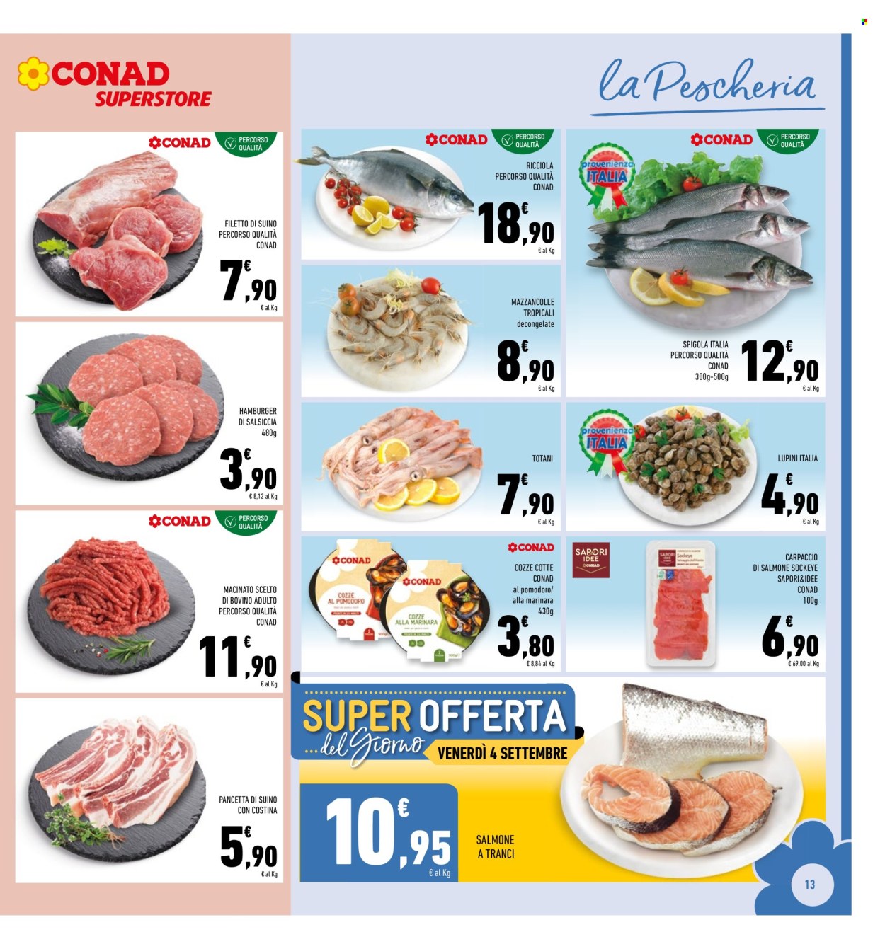 Leták Conad Superstore - 26.8.2026 - 6.9.2026. Strana 13