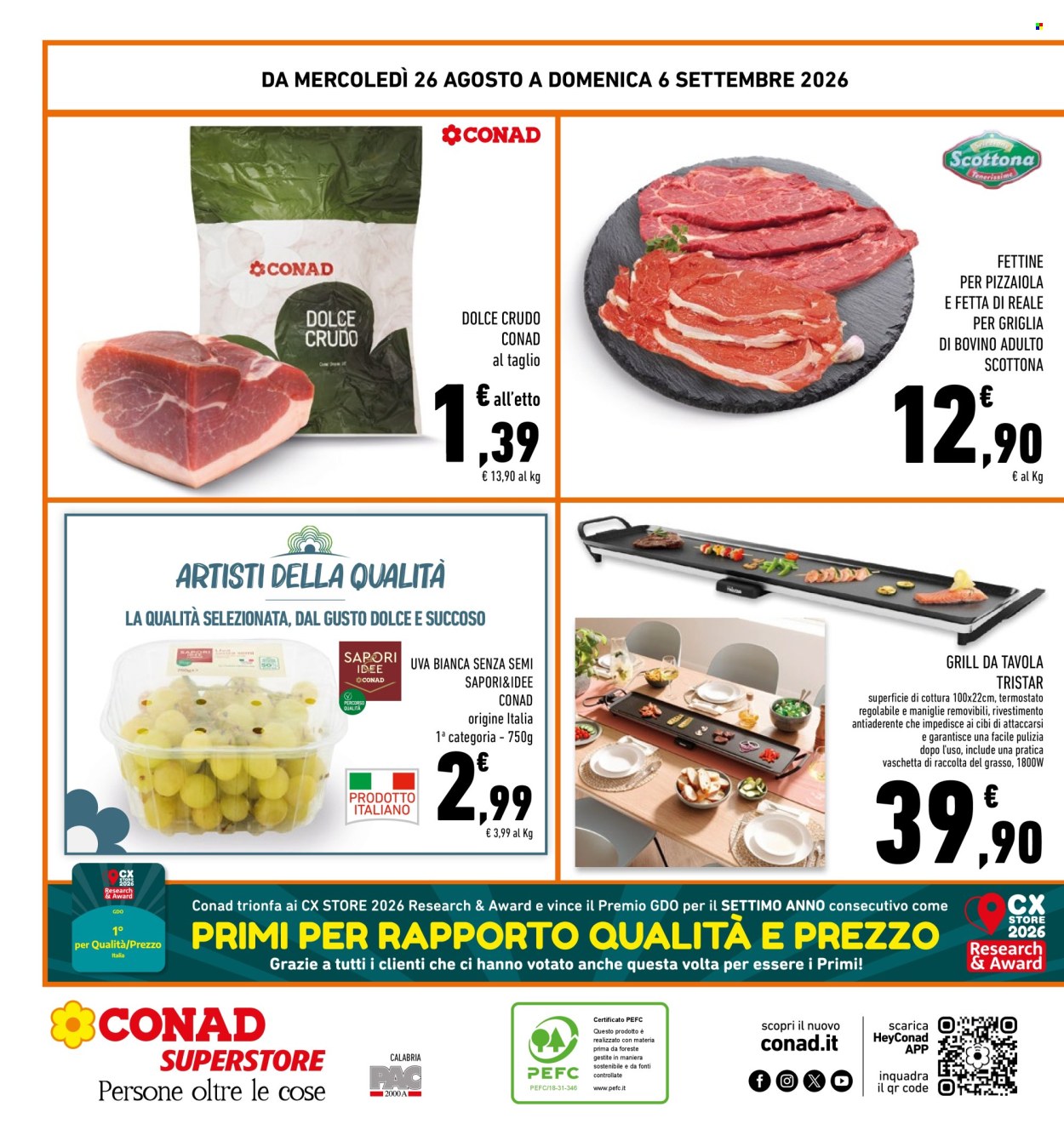 Leták Conad Superstore - 26.8.2026 - 6.9.2026. Strana 32