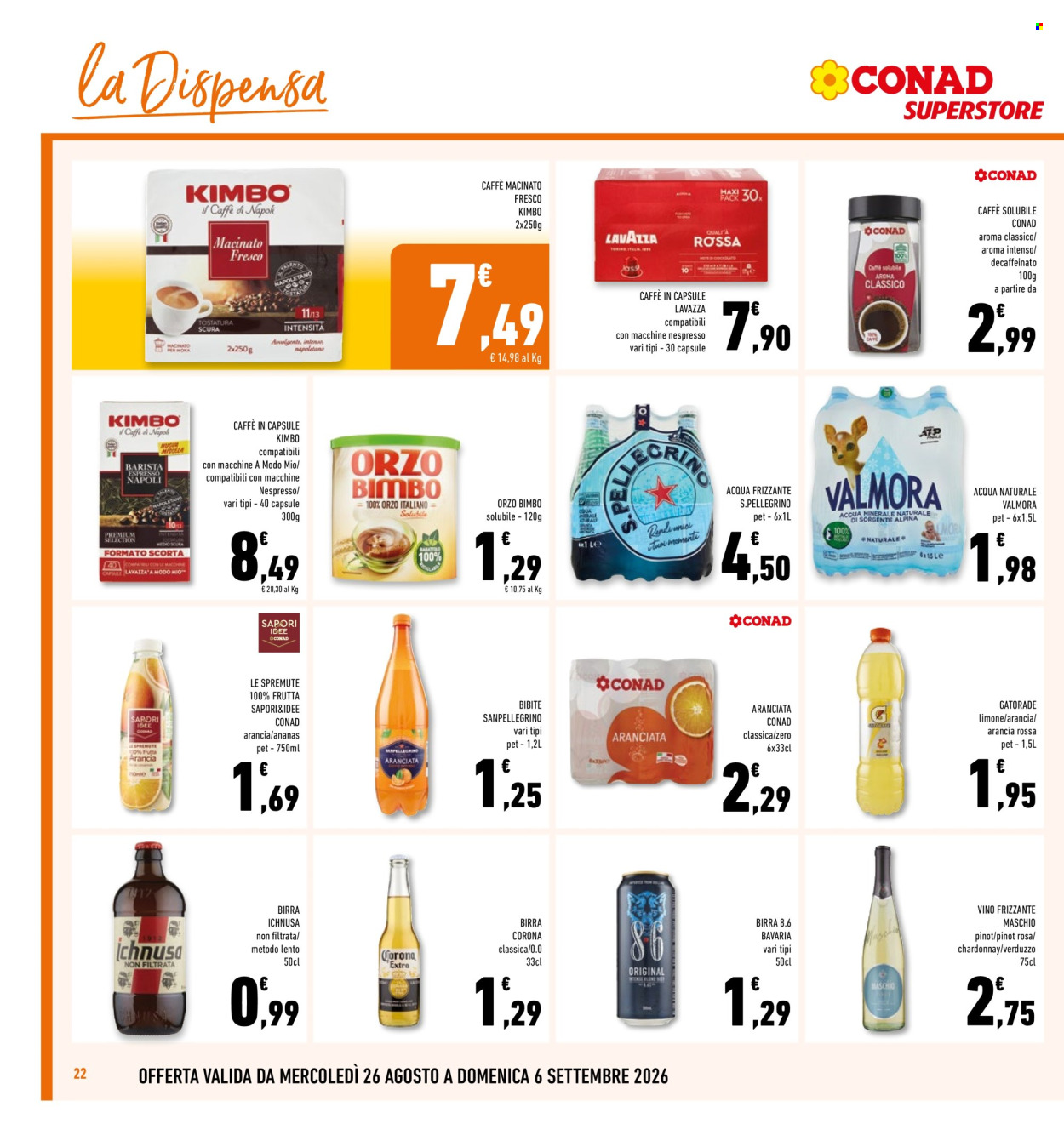Volantino Conad Superstore - 26/8/2026 - 6/9/2026. Pagina 22