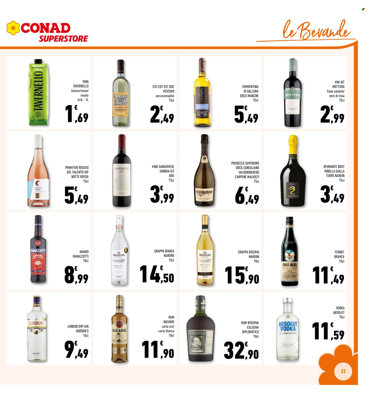 Volantino Conad Superstore - 26/8/2026 - 6/9/2026. Pagina 23