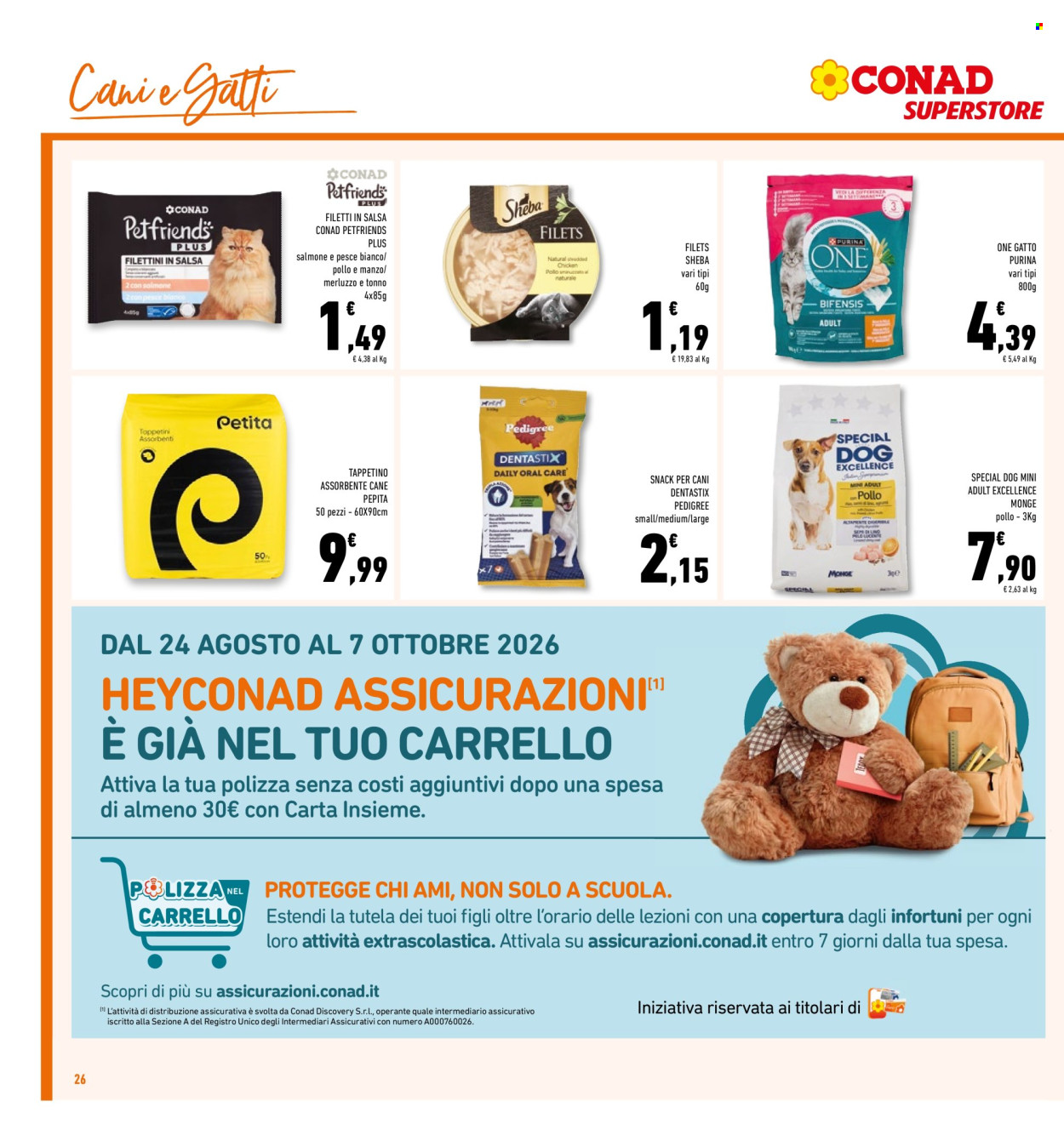 Leták Conad Superstore - 26.8.2026 - 6.9.2026. Strana 26