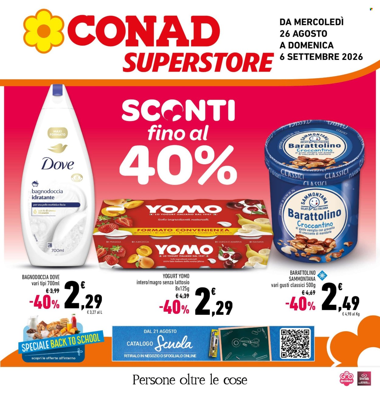 Leták Conad Superstore - 26.8.2026 - 6.9.2026. Strana 1