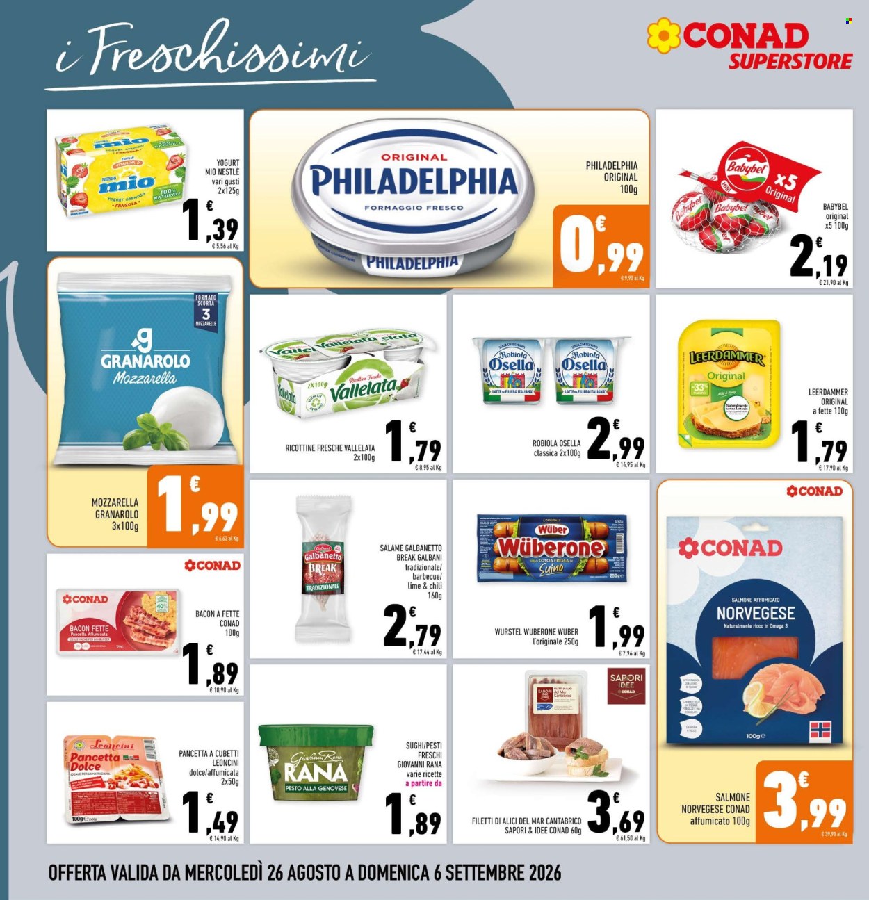 Leták Conad Superstore - 26.8.2026 - 6.9.2026. Strana 10