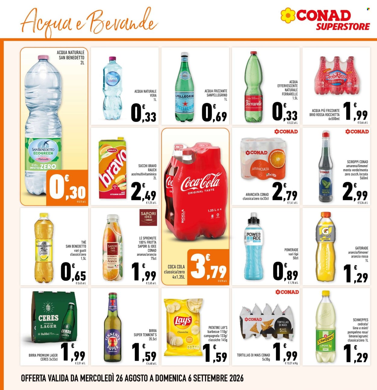Leták Conad Superstore - 26.8.2026 - 6.9.2026. Strana 22