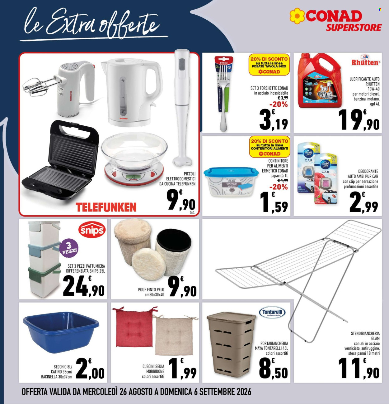 Leták Conad Superstore - 26.8.2026 - 6.9.2026. Strana 24