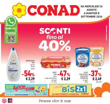 Volantino Conad - 26/8/2026 - 8/9/2026.