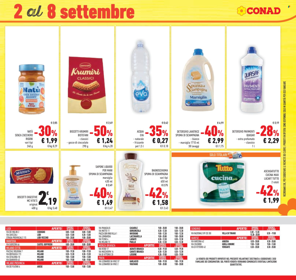Volantino Conad - 26/8/2026 - 8/9/2026. Pagina 39