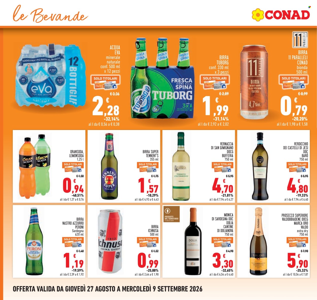 Leták Conad - 27.8.2026 - 9.9.2026. Strana 22