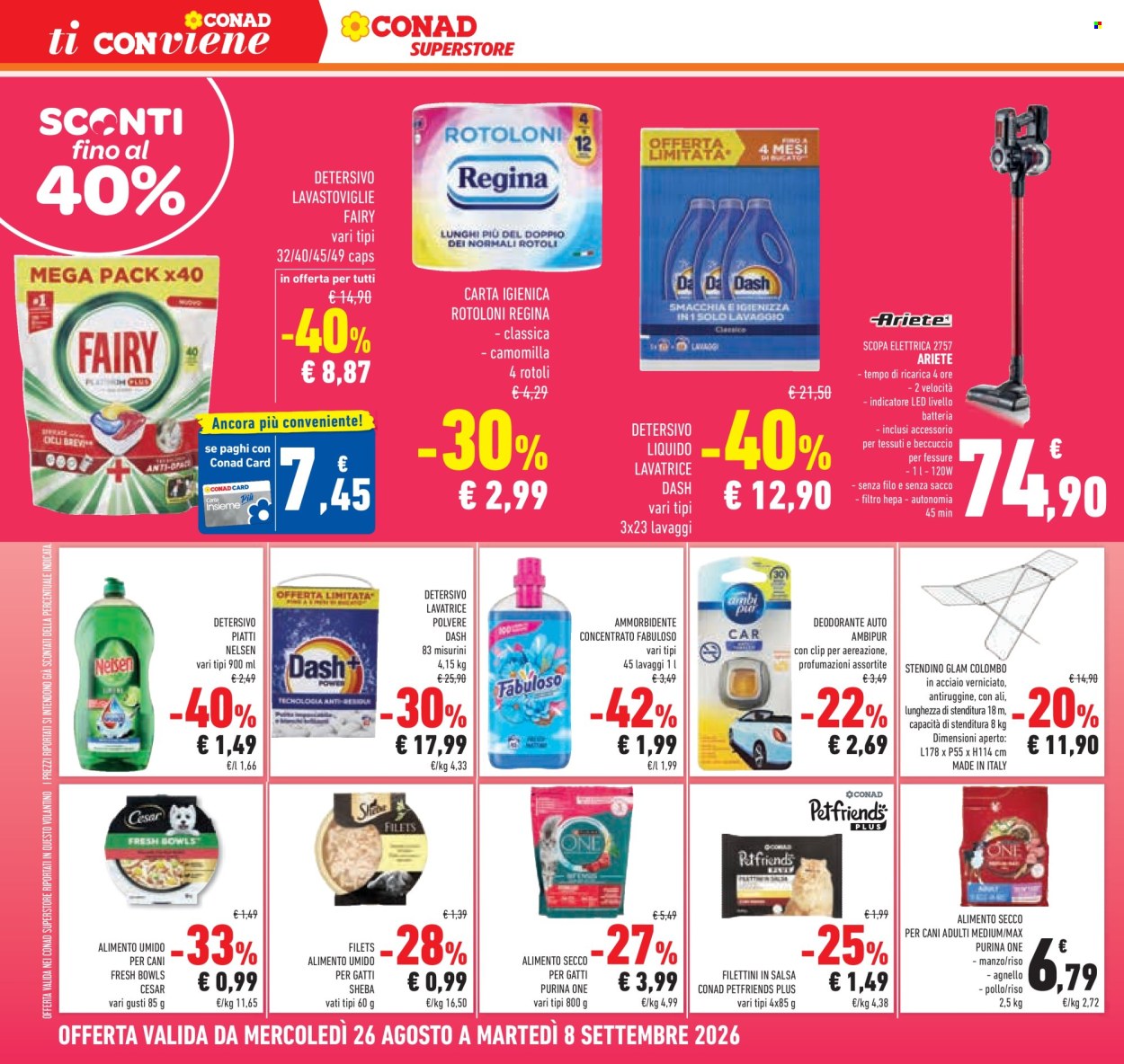 Leták Conad Superstore - 26.8.2026 - 8.9.2026. Strana 26