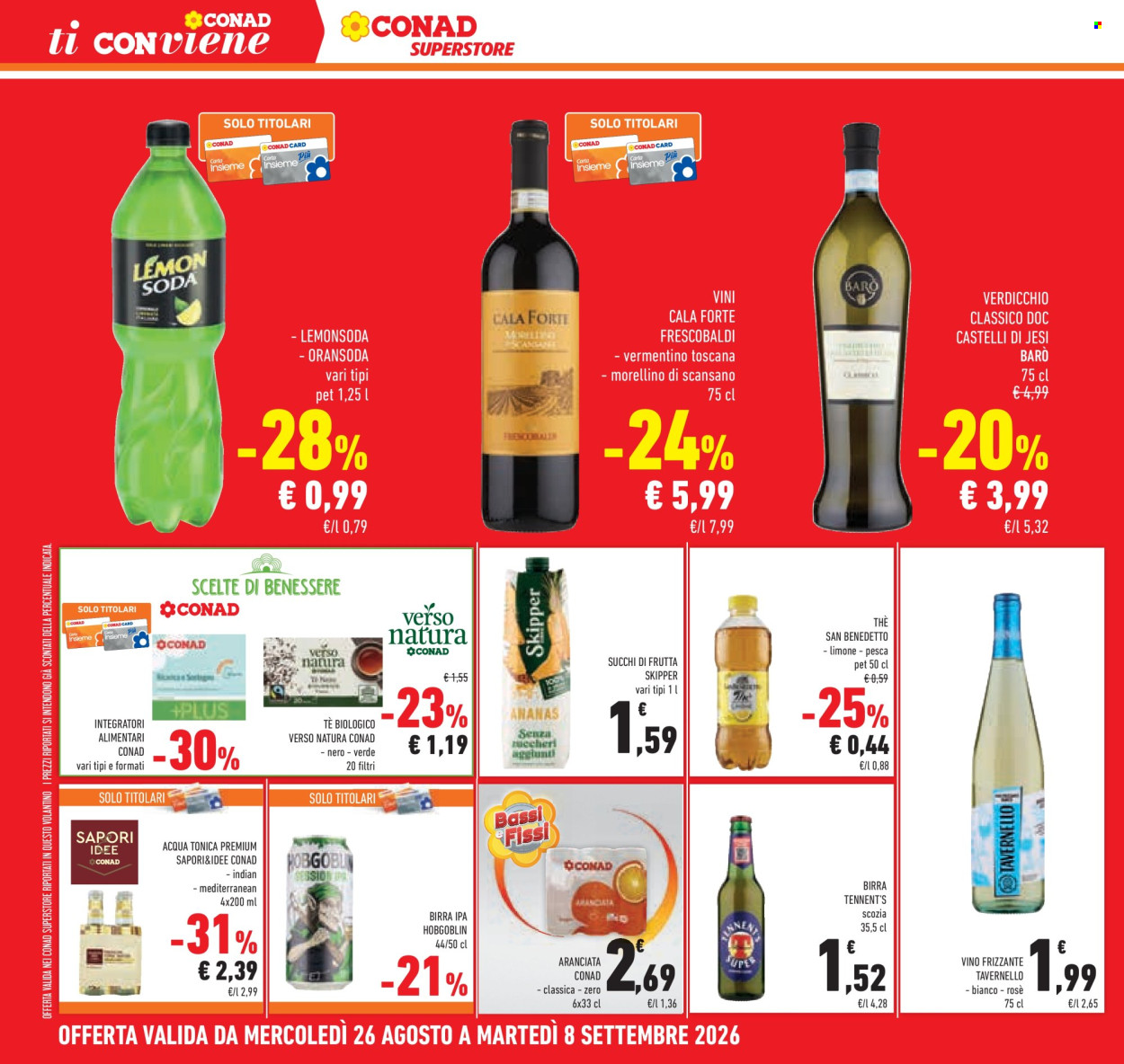 Volantino Conad Superstore - 26/8/2026 - 8/9/2026. Pagina 34