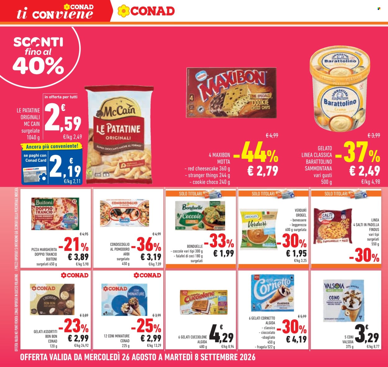 Leták Conad - 26.8.2026 - 8.9.2026. Strana 20