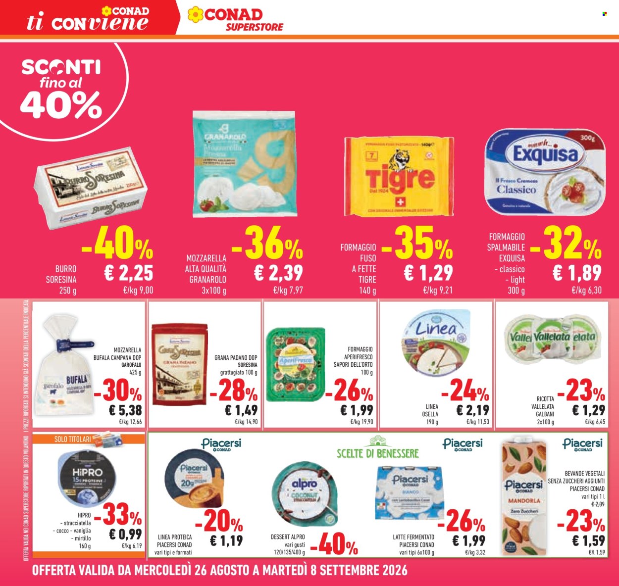 Volantino Conad Superstore - 26/8/2026 - 8/9/2026. Pagina 4