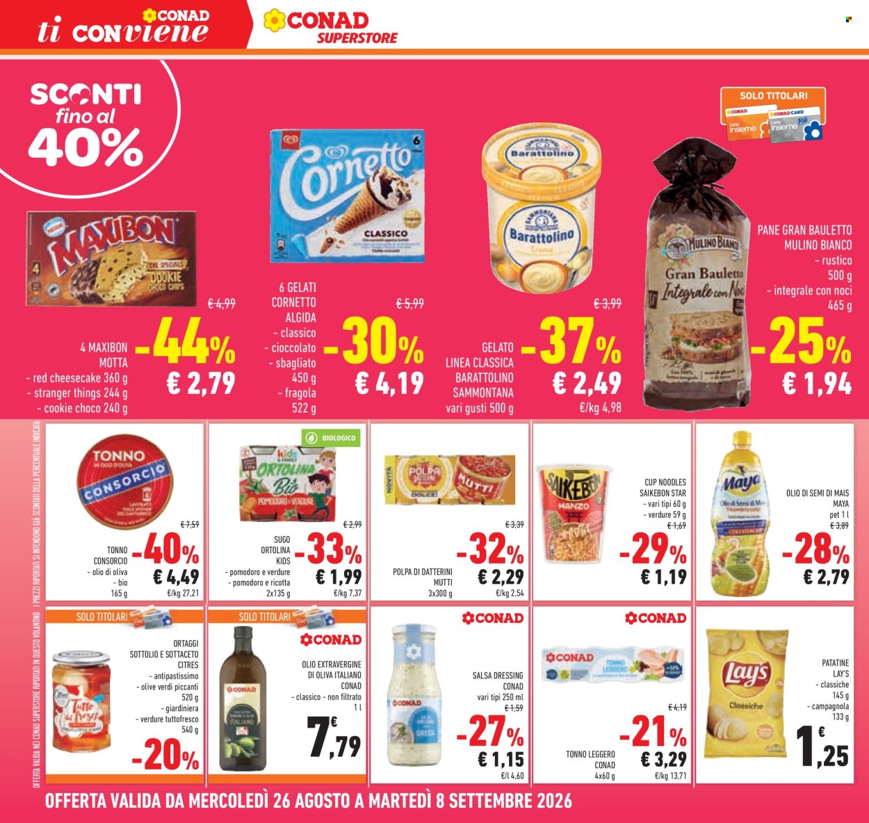 Volantino Conad Superstore - 26/8/2026 - 8/9/2026. Pagina 8