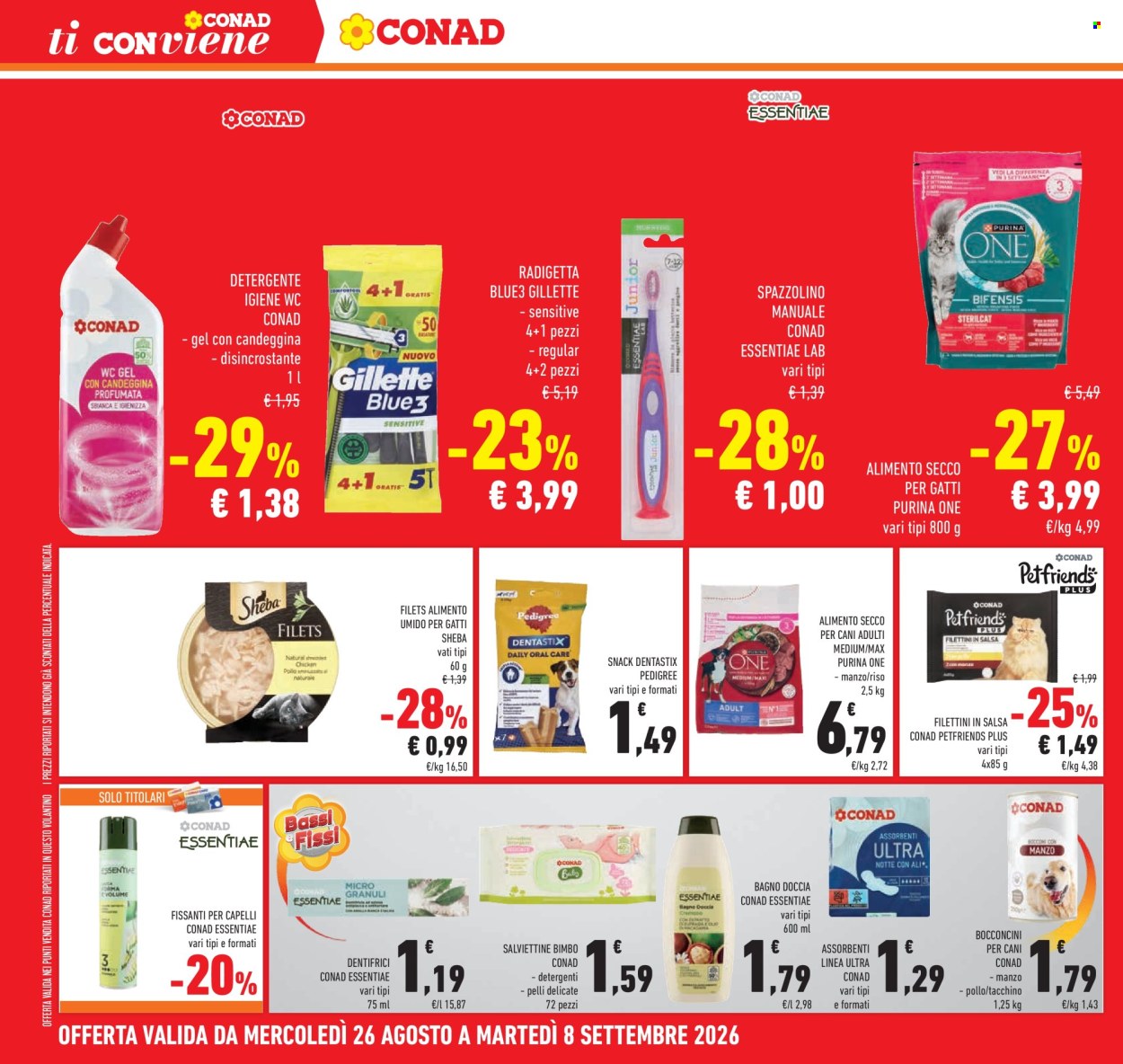 Volantino Conad - 26/8/2026 - 8/9/2026. Pagina 34