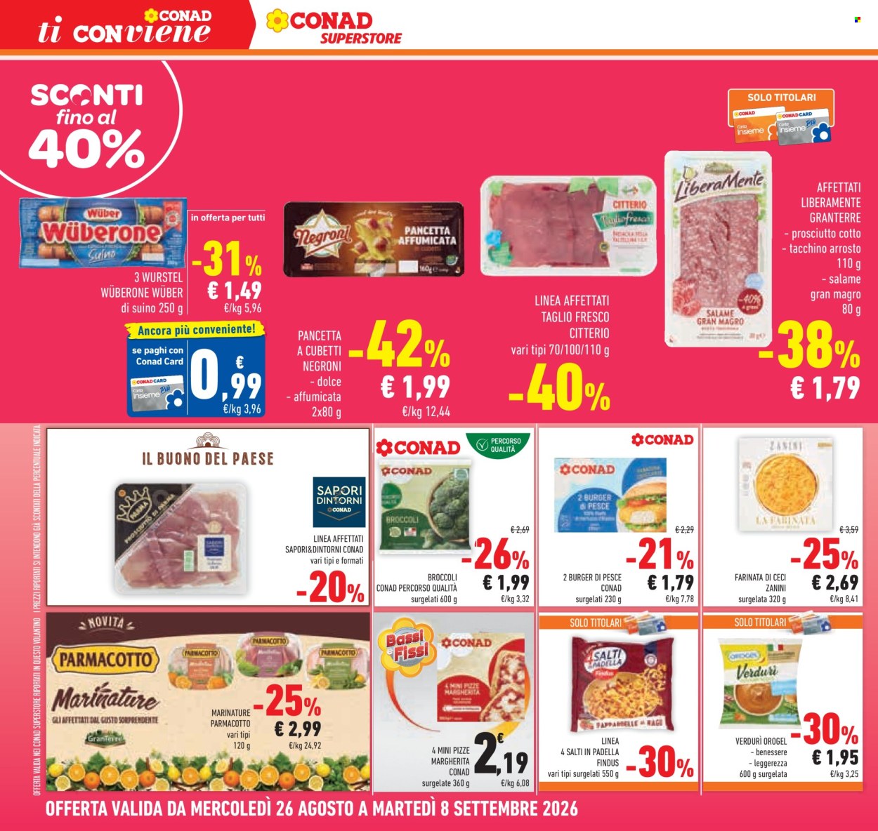 Leták Conad Superstore - 26.8.2026 - 8.9.2026. Strana 18