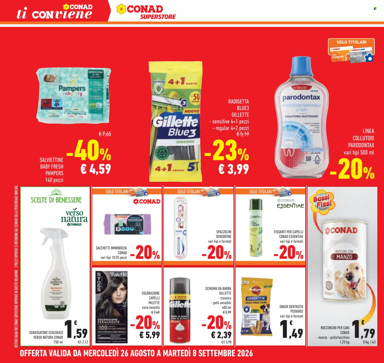 Leták Conad Superstore - 26.8.2026 - 8.9.2026. Strana 36