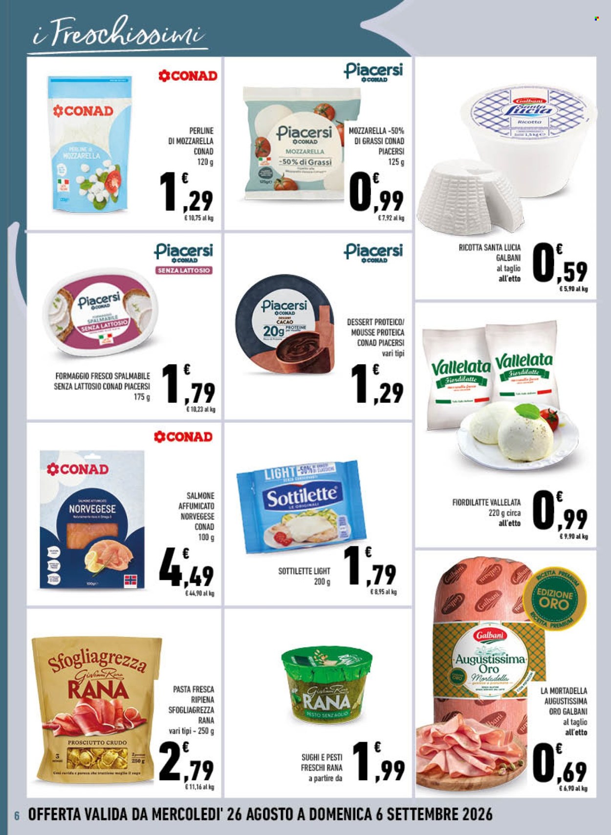 Volantino Conad - 26/8/2026 - 6/9/2026. Pagina 6