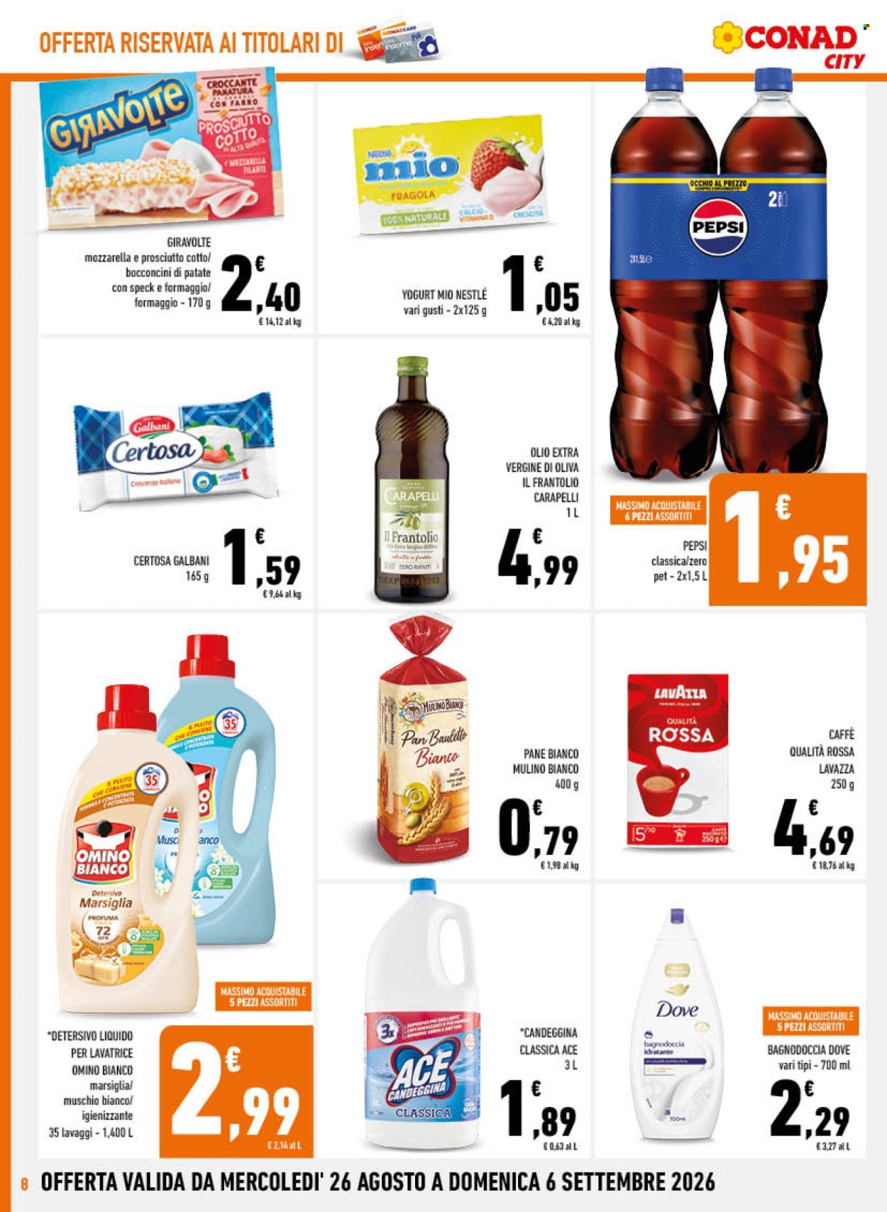 Volantino Conad - 26/8/2026 - 6/9/2026. Pagina 8