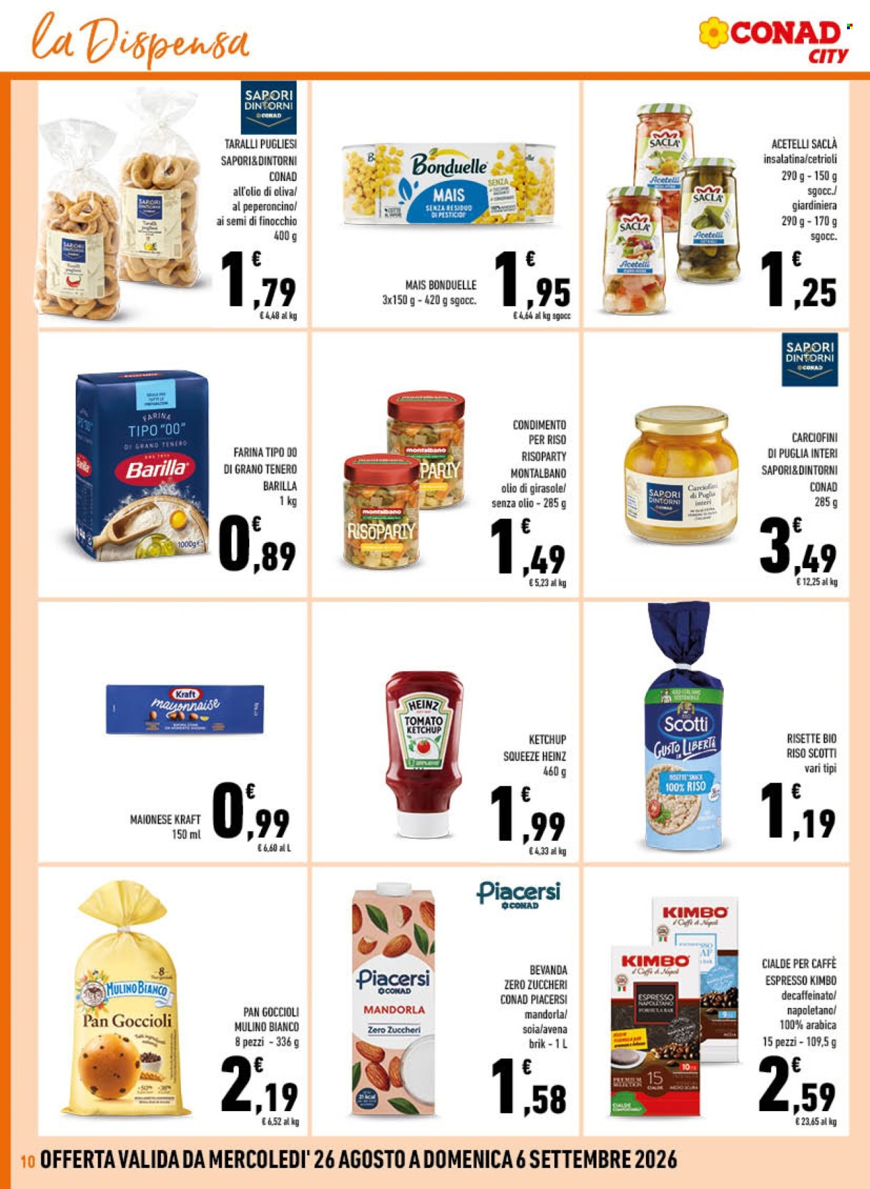 Leták Conad - 26.8.2026 - 6.9.2026. Strana 10
